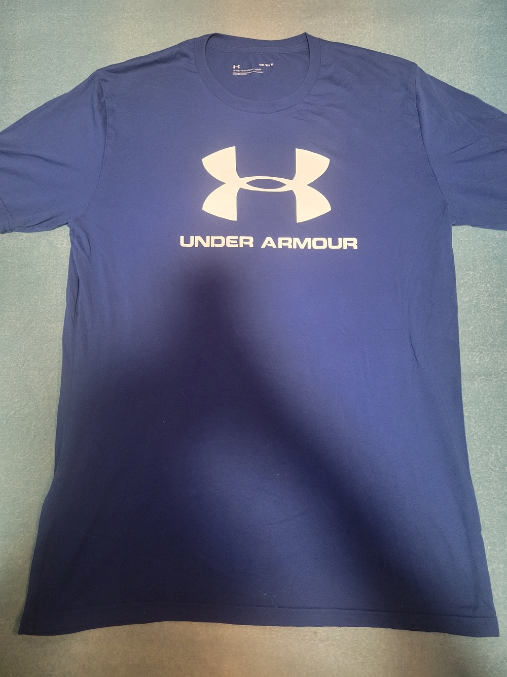 Under Armour Men’s Navy Blue Logo Short-Sleeve Tee